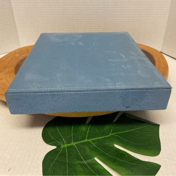 Reed & Barton Faux Suede Travel Jewelry Organizer Box - Picture 4 of 11